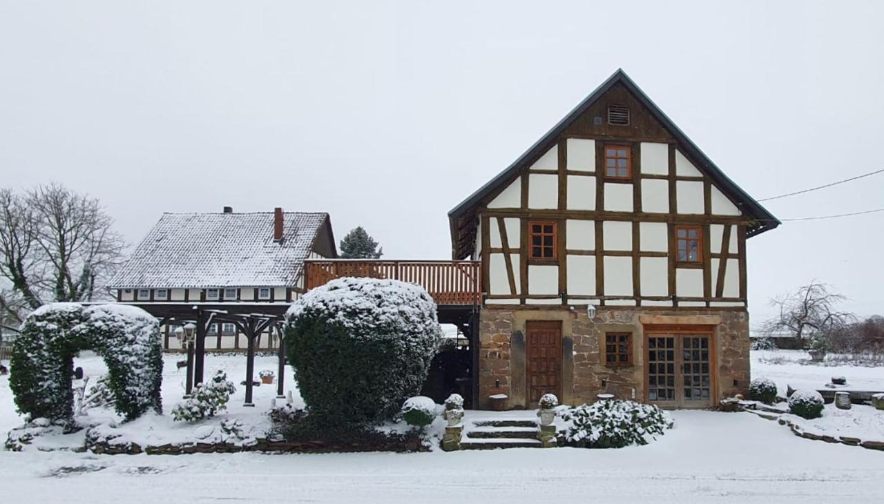 Ferienhaus Drakenhof Bad Salzuflen Bagian luar foto